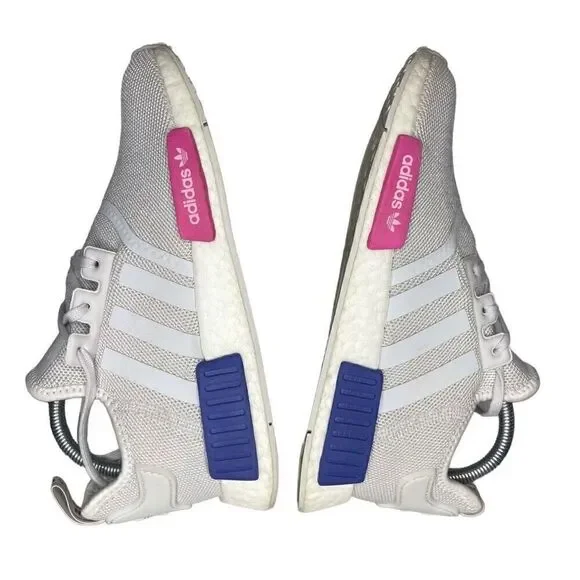 Adidas NMD_R1 EE6674 Grey Pink Running Sneakers Shoes Womens Size 8.5 - Picture 5 of 9